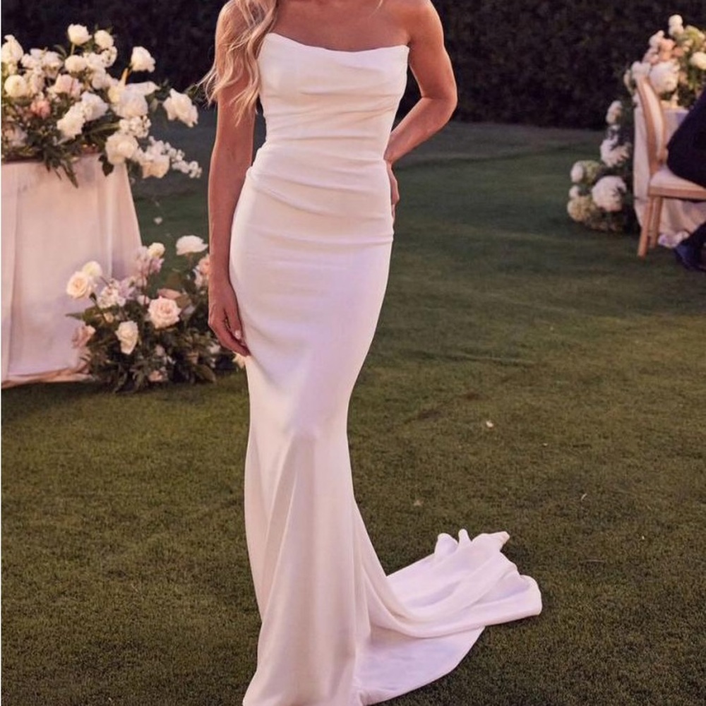 Trumpet Wedding Reception Dress